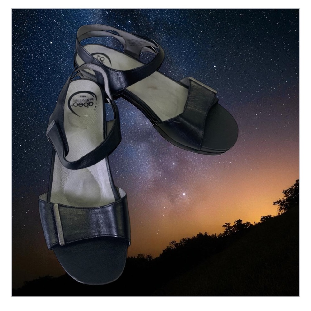 Abeo Midnight Black Women's Sandals
